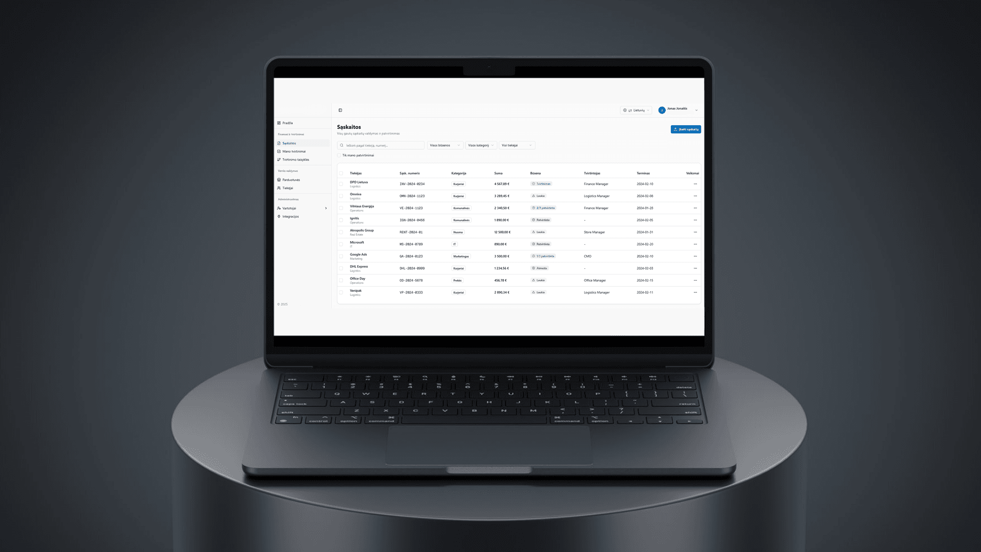mygom invoices