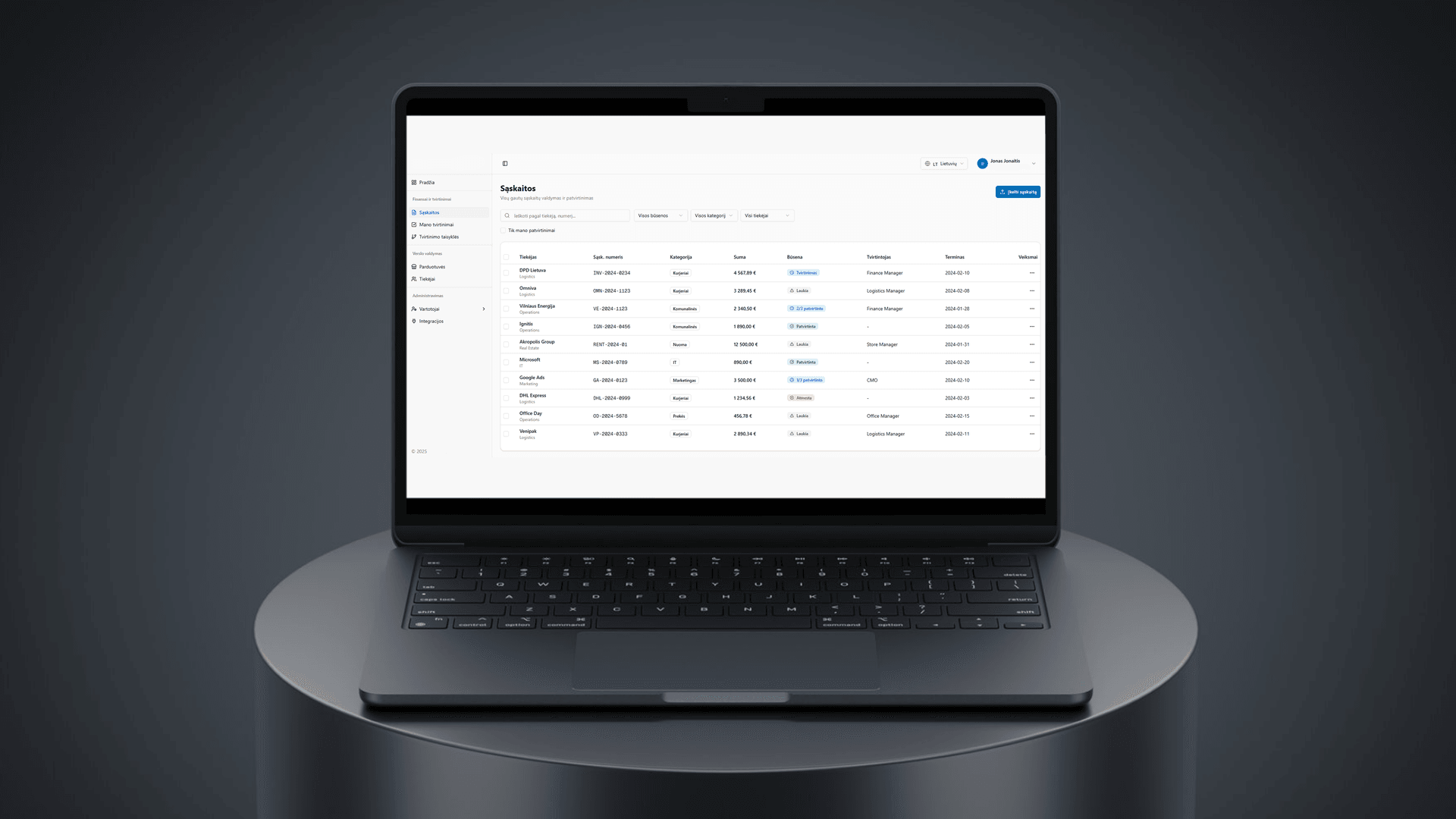 mygom invoices
