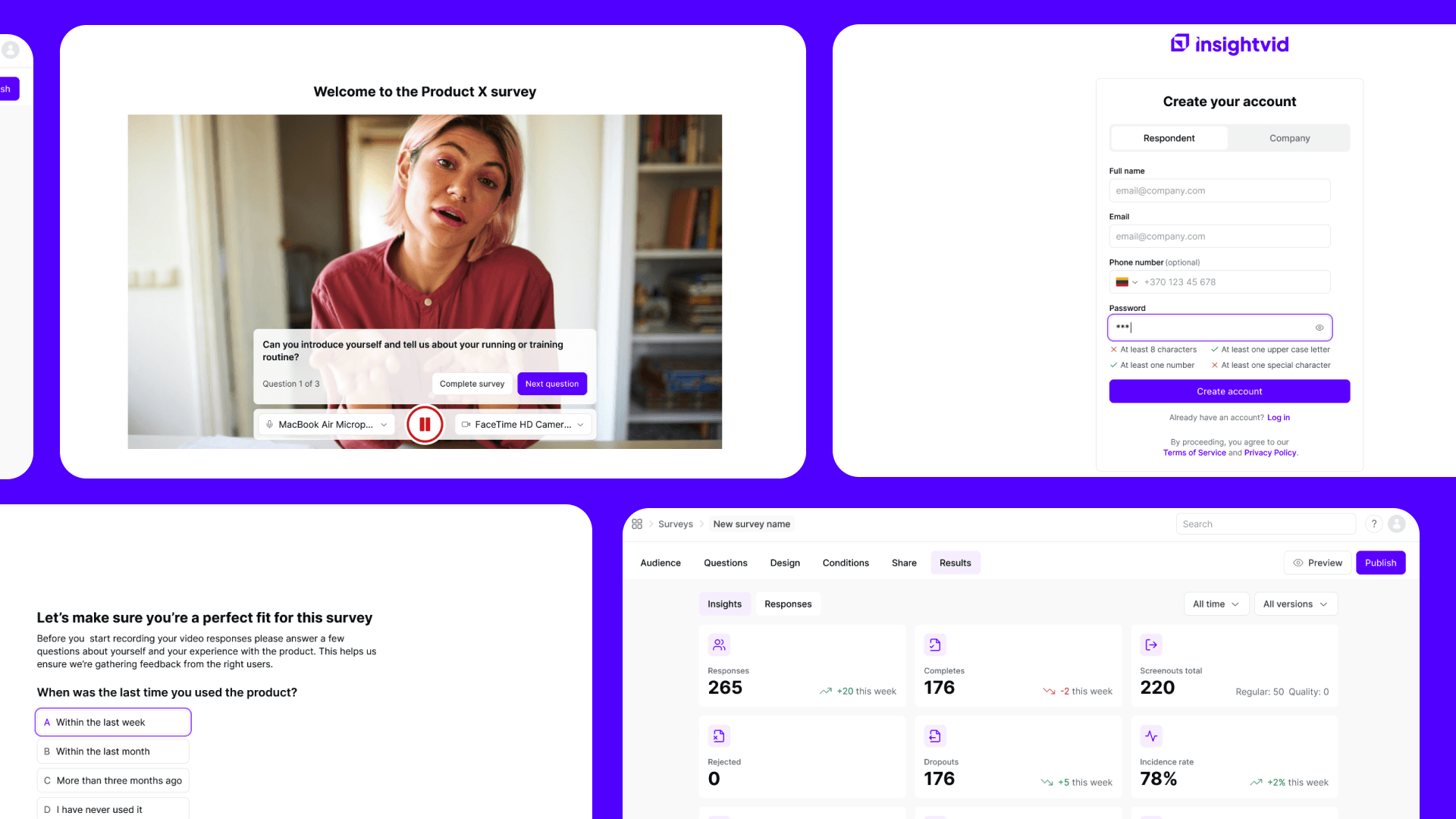 Video Survey Platform for Gathering Insights About Products